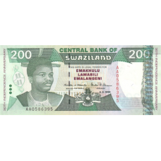 P28 Swaziland (Eswatini) - 200 Emalangeni Year 1998